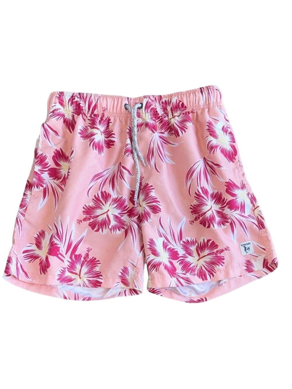 the endless summer Tropical Floral Pink Men's Swim Trunks size small